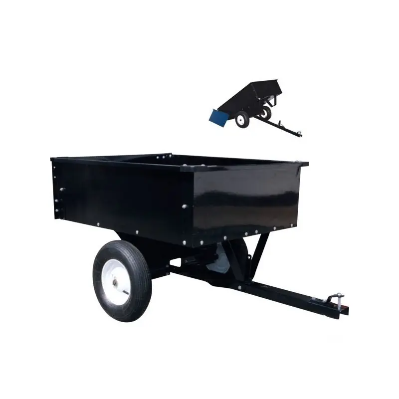 Seulement Aujourd&rsquo;hui Remorque jardin tracteur tondeuse basculable charge 225 kg