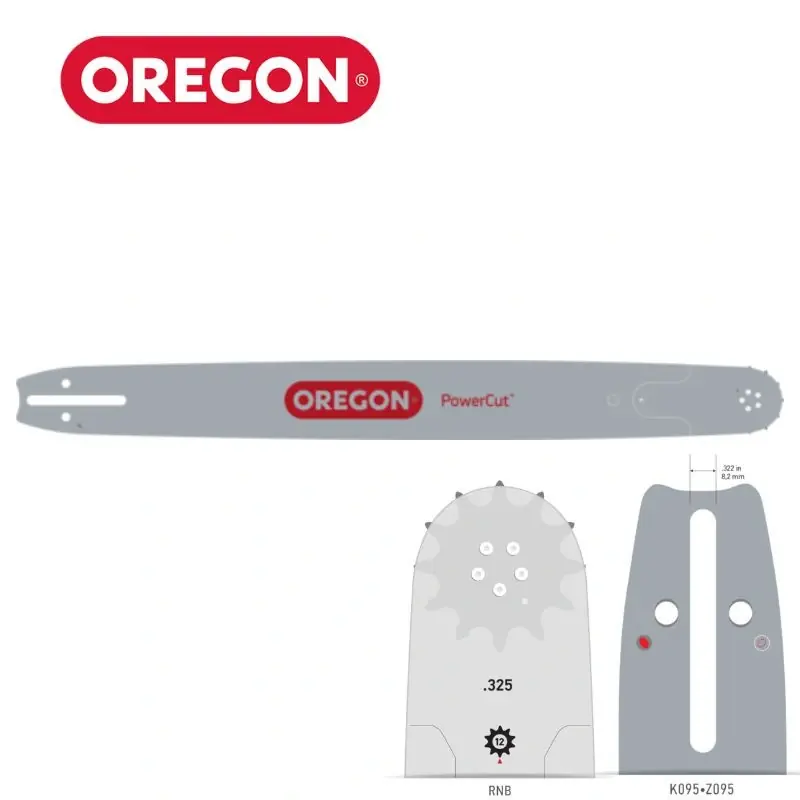 Guide-chaine 325&Prime;, 058&Prime; RNBK095 PowerCut Oregon Bon Plan