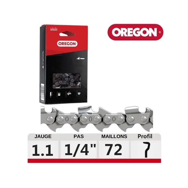 Paiement Sécurisé Chaine Oregon tronçonneuse Stihl 1/4 1.1 mm 72 dents