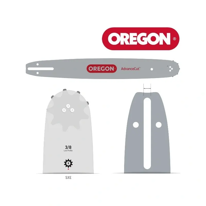 Guide chaîne tronçonneuse Oregon 3/8Lp 050 SXEA074 Vente Flash