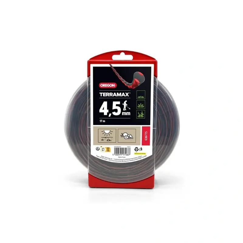 Prix Bas Fil de coupe débroussailleuse Oregon Terramax 4.5 mm