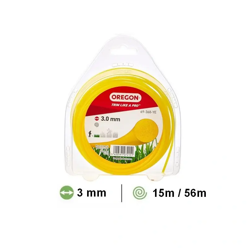 Fil rond Jaune débroussailleuse Oregon 3 mm Jusqu'à Épuisement Des Stocks