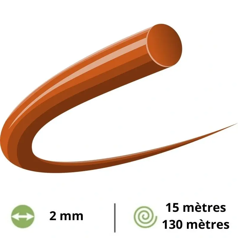 Nouveauté Fil débroussailleuse rond Husqvarna Opti Round – 2 mm