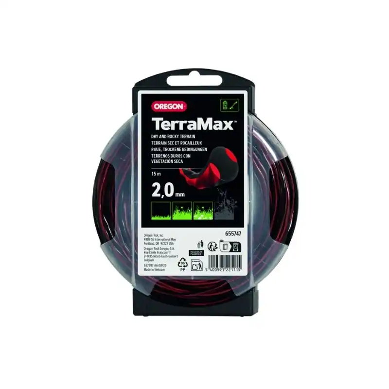 Livraison Express Fil débroussailleuse nylon Oregon Terramax 2,0 mm 15m – 655747