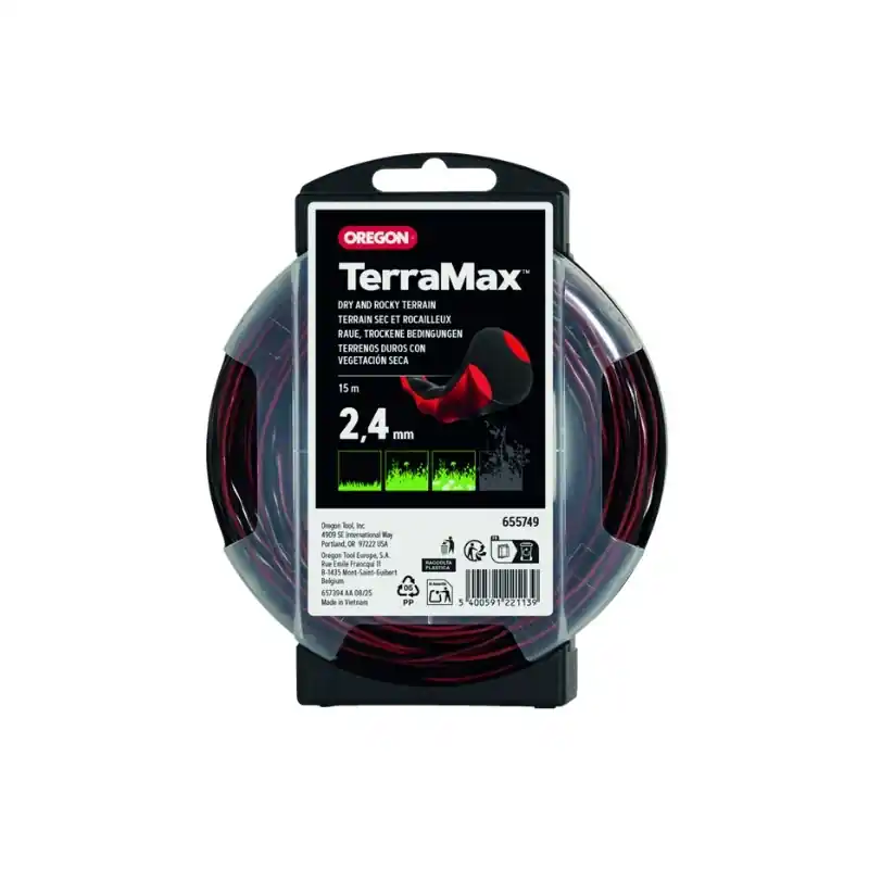Must-Have Fil débroussailleuse nylon Oregon Terramax 2,4 mm 15m – 655749