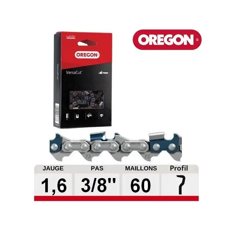 Chaine tronçonneuse Oregon VersaCut 75DPX60E pour Stihl Pas Cher