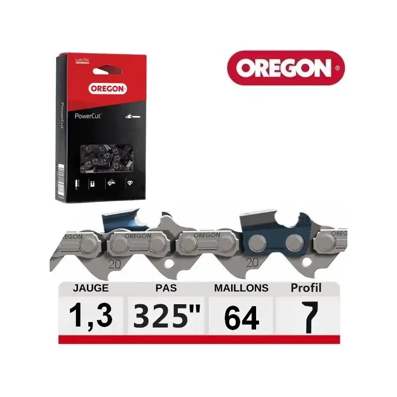 Dernier Modèle Chaine tronçonneuse OREGON professionnelle PowerCut 20LGX064E