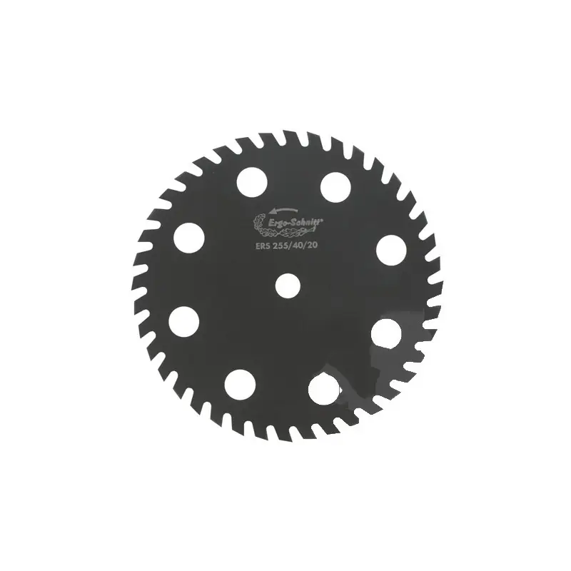 Promotion Lame Ergo-Schnitt 40 dents 255×1.6mm alésage 20mm pour débroussailleuse.