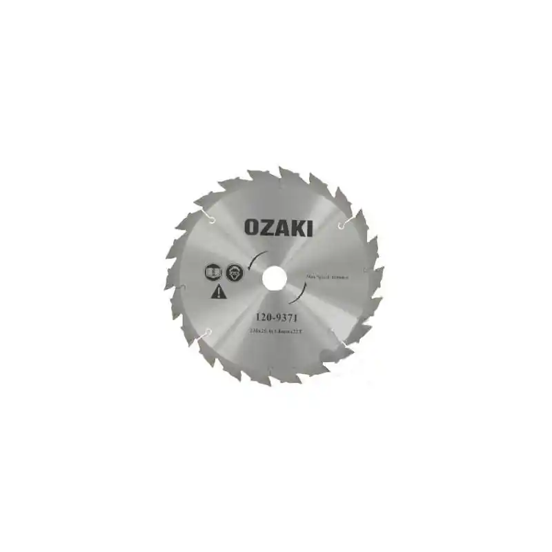 Lame 22 dents pointes carbure 230x1.8mm alésage 25.4mm pour débroussailleuse. Satisfait Ou Remboursé