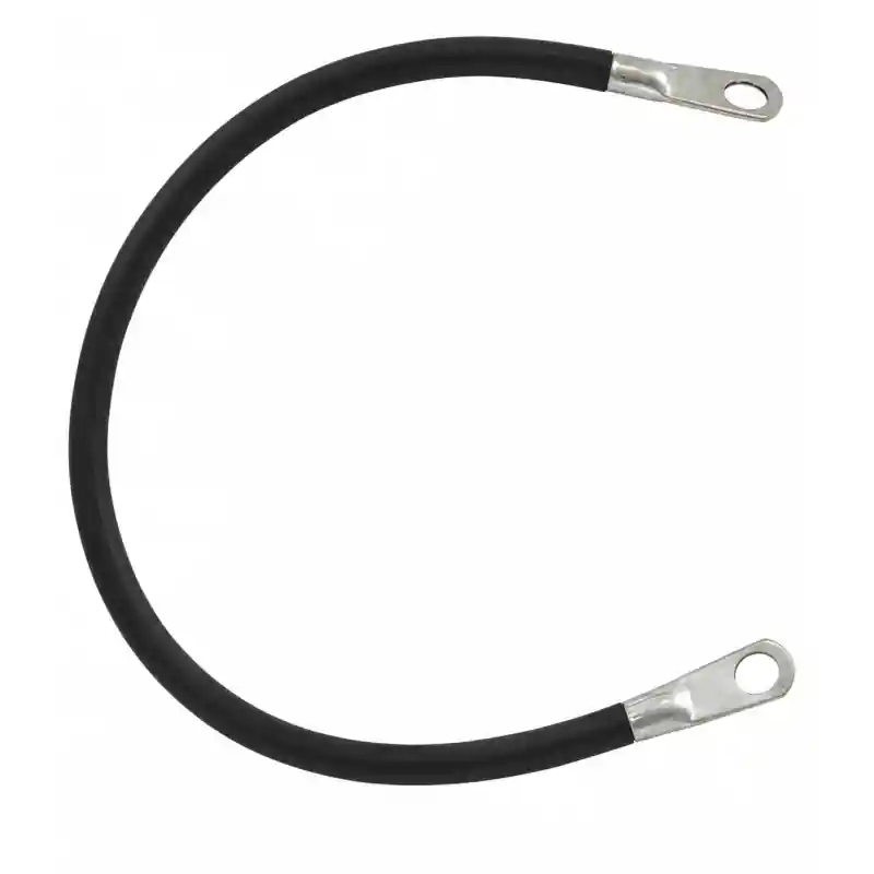 Câble batterie noir à 6 conducteurs avec gaine poly vinyl Ø Oeillet 10mm, L 508mm. Vente Flash