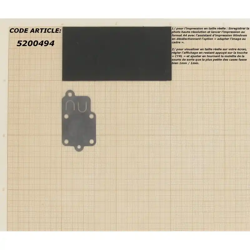 Prix Promo Membrane pour BRIGGS & STRATTON modèles 3 à 5 ch.