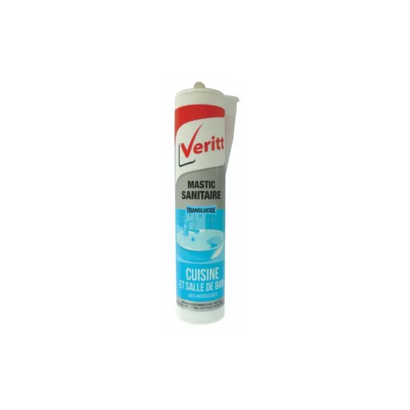 Expédition Rapide MASTIC SANITAIRE TRANSLUCIDE 280ML – VERITT