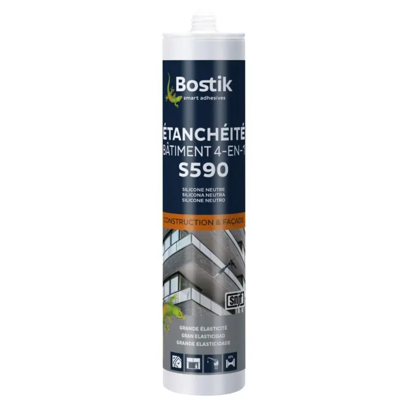 Livraison Express MASTIC S590 BLANC 300ML JOINT D‘ÉTANCHÉITÉ BÂTIMENT – BOSTIK