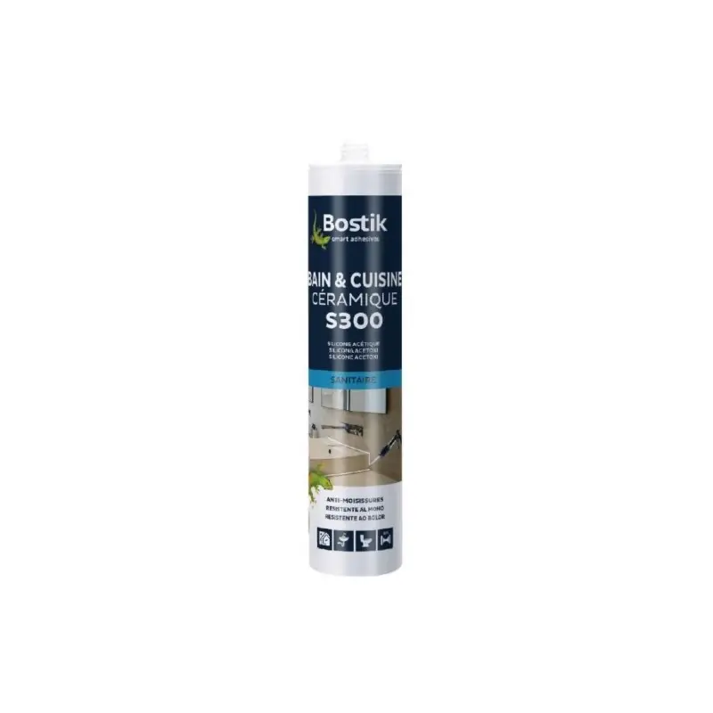 MASTIC S300 TRANSLUCIDE 300ML JOINT SANITAIRE CÉRAMIQUE – BOSTIK Meilleure Vente
