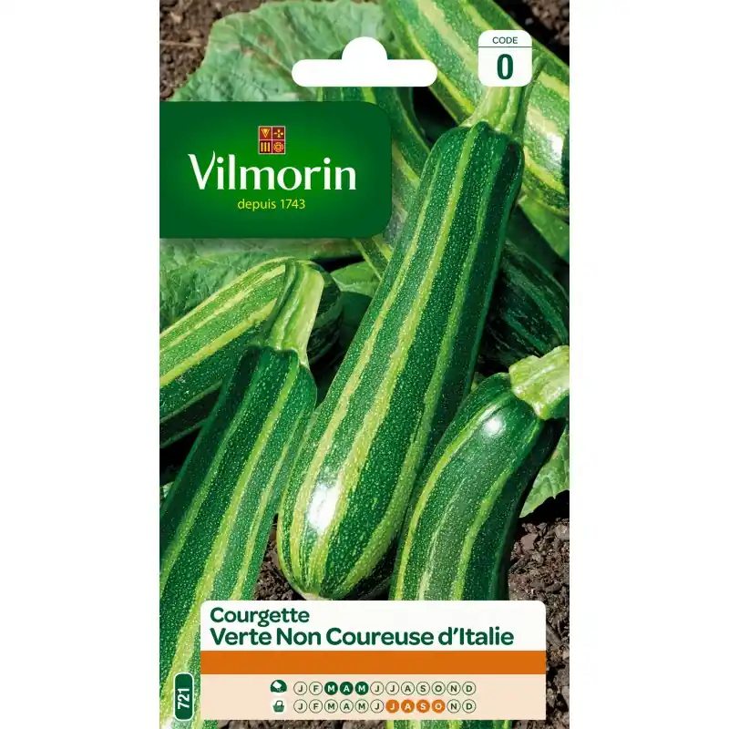 Nouvelle Collection COURGETTES NON COUREUSES D‘ITALIE – VILMORIN