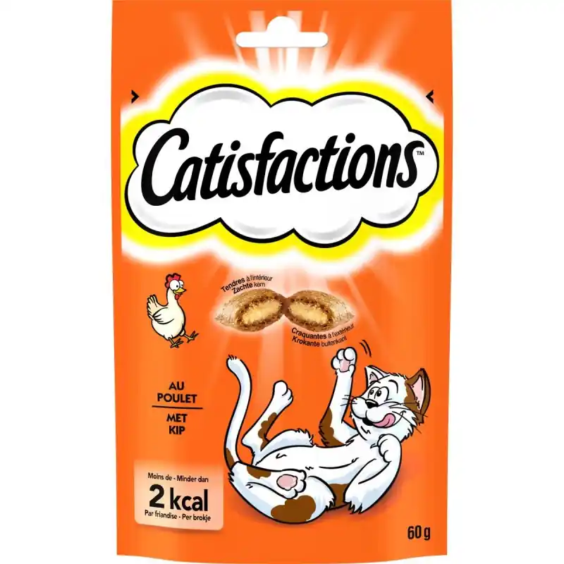 FRIANDISES AU POULET 60G – CATISFACTIONS Prix Promo