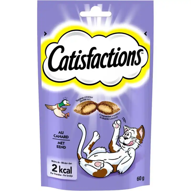 FRIANDISES AU CANARD 60G – CATISFACTIONS Prix Réduit