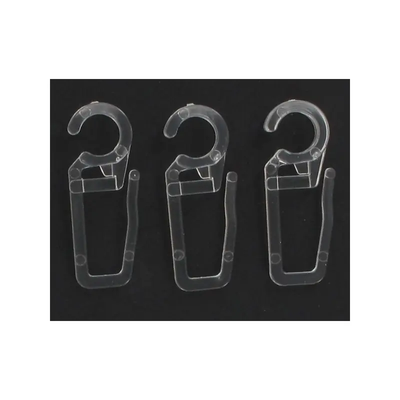 Paiement Sécurisé AGRAFES PLASTIQUE D28 TRANSPARENT X10 – DELZONGLE