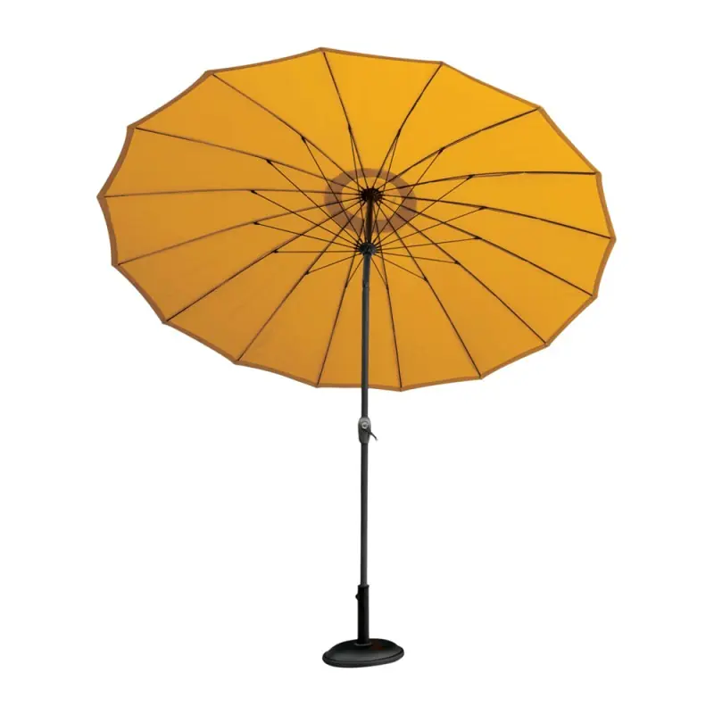 PARASOL DROIT SHANGHAI Ø270CM JAUNE MOUTARDE Top Vente