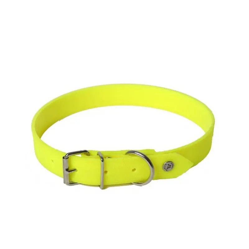 COLLIER BIOTHANE 25-55 JAUNE Retour Gratuit