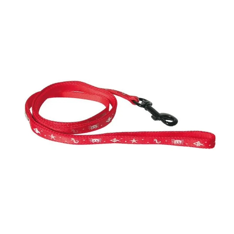 LAISSE ROUGE POUR CHAT MOTIFS OCÉAN 10-100 Commander Vite