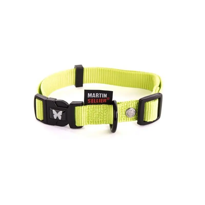 Prix Réduit COLLIER NYLON RÉGLABLE 16-30/45 VERT