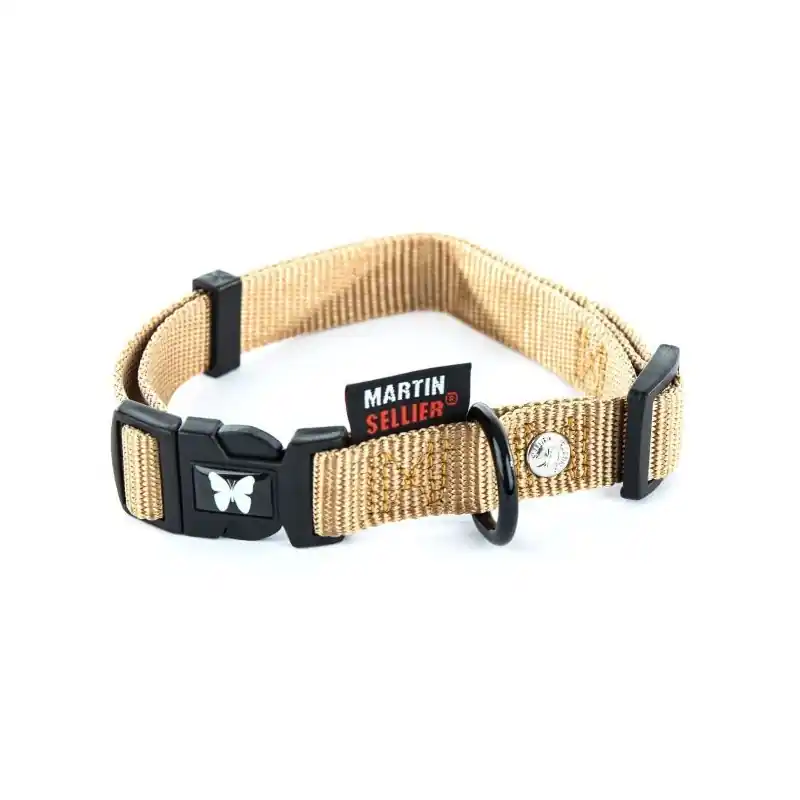 Achetez Aujourd&rsquo;hui COLLIER NYLON RÉGLABLE 10-20/30 BEIGE