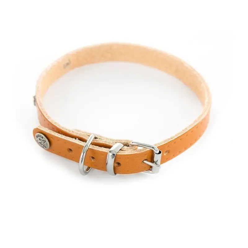 COLLIER RIVE 14/40 NATUREL CUIR Prix Bas