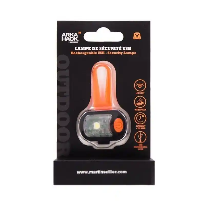 LAMPE DE SÉCURITÉ ORANGE USB Prix Promo