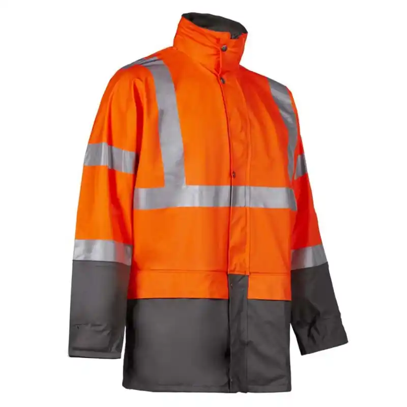 VESTE DE PLUIE HOMME HAUTE VISIBILITÉ BANDIT ORANGE – NINE WORTHS Prix Cassé