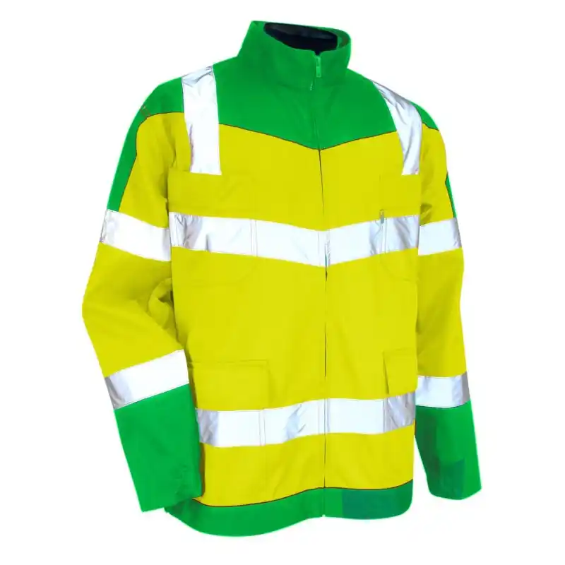 BLOUSON HAUTE VISIBILITÉ URGENCE JAUNE HOMME – LMA Réduction