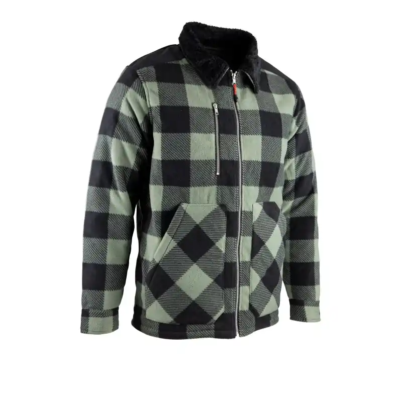 SURCHEMISE POLAIRE SUREAU KAKI/NOIR HOMME – LMA Promotion Saisonnière