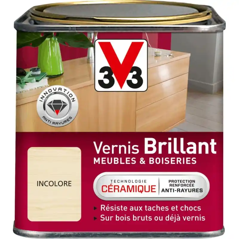 Réduction VERNIS INCOLORE BRILLANT REFLET 0.5L – V33