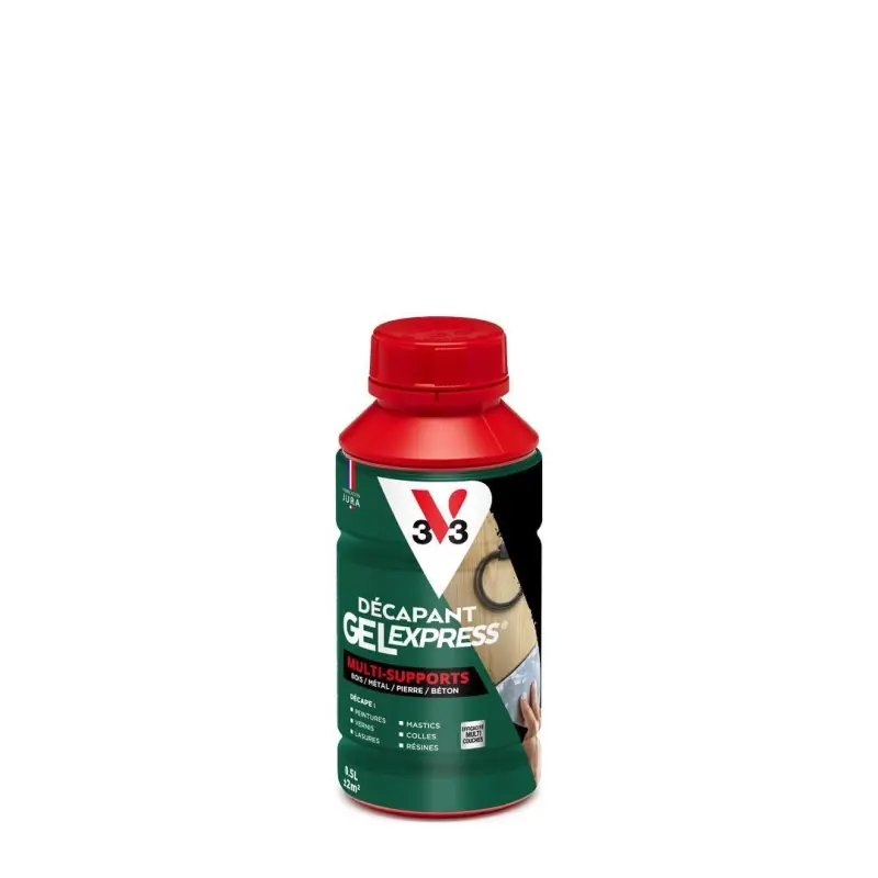 DÉCAPANT GEL EXPRESS MULTI-SUPPORTS 0.5L – V33 Achat Immédiat