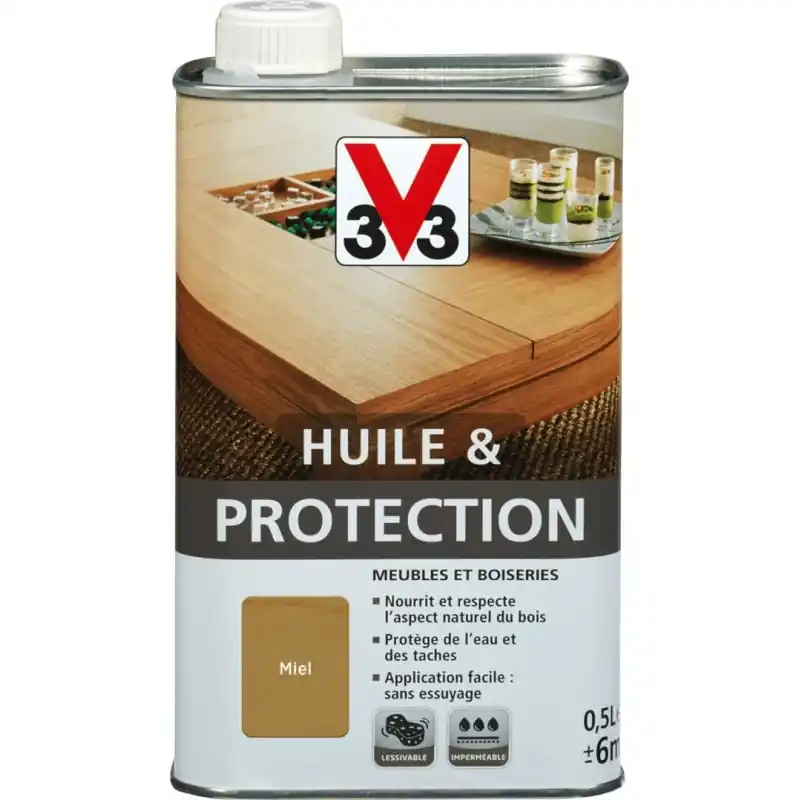 HUILE & PROTECTION MIEL 0.5L – V33 Acheter En Ligne