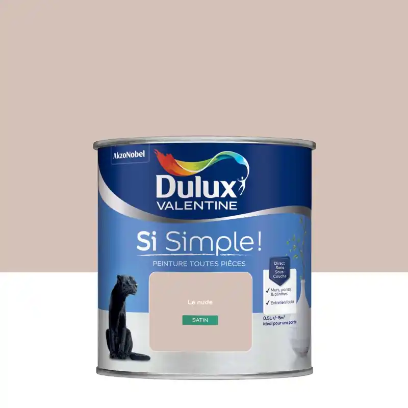 PEINTURE SATIN NUDE 0.5L – DULUX VALENTINE Commande En Gros