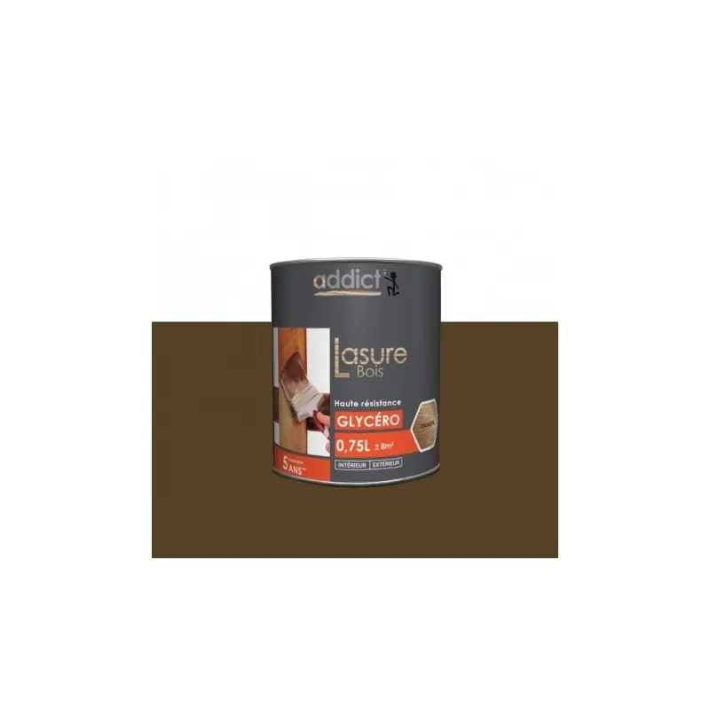 ADDICT LASURE BOIS GLYCÉRO CHÊNE RUSTIQUE 0.75L Dernière Chance