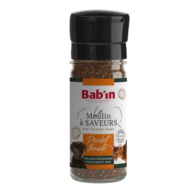 MOULIN À SAVEURS POULET TOMATE 45G – BAB‘IN Commande En Gros