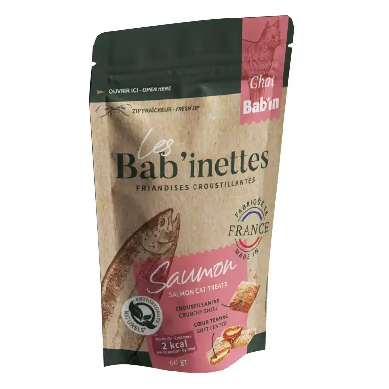 Dernier Modèle BAB‘INETTES CHAT SAUMON 60G – BAB‘IN