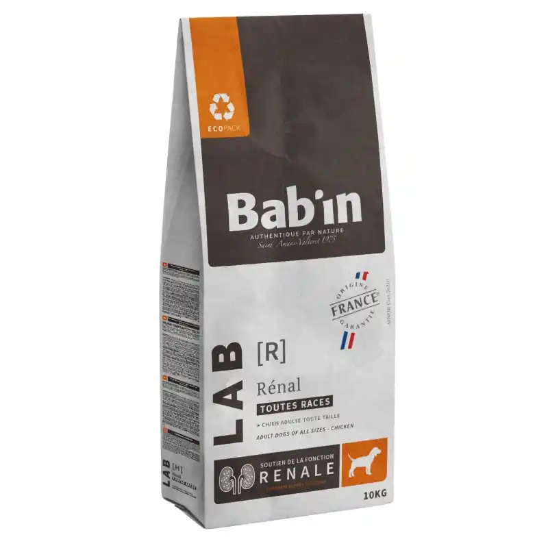 CROQUETTES LAB ADULTE RÉNAL TOUTES TAILLES 10KG - BAB‘IN Meilleur Prix