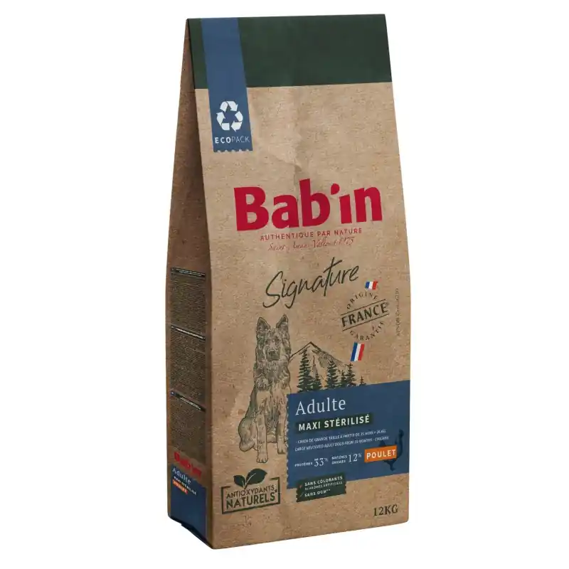 CROQUETTES SIGNATURE MAXI STÉRILISÉ 12KG – BAB‘IN Achetez Aujourd&rsquo;hui