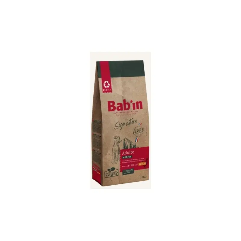 CROQUETTES SIGNATURE MEDIUM ADULTE 12KG – BAB‘IN Promotion Saisonnière