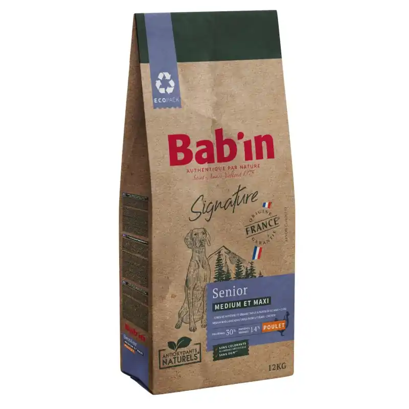 Super Prix CROQUETTES SIGNATURE MEDIUM & MAXI SENIOR 12KG – BAB‘IN