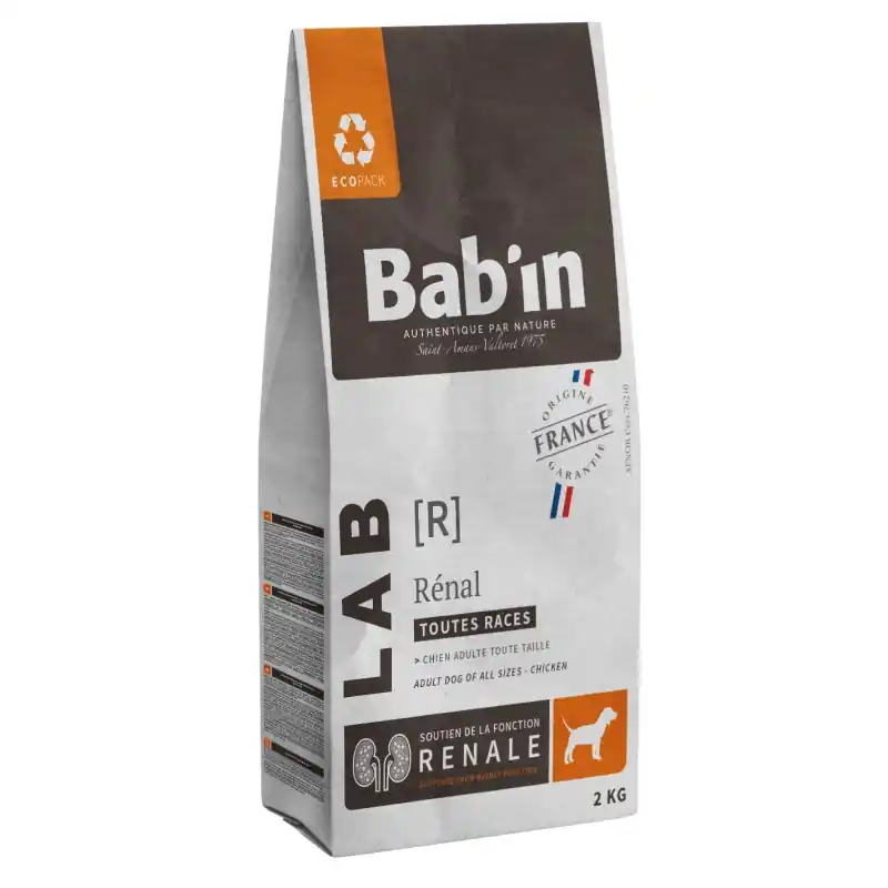 CROQUETTES LAB ADULTE RÉNAL TOUTES TAILLES 2KG – BAB‘IN Haute Qualité
