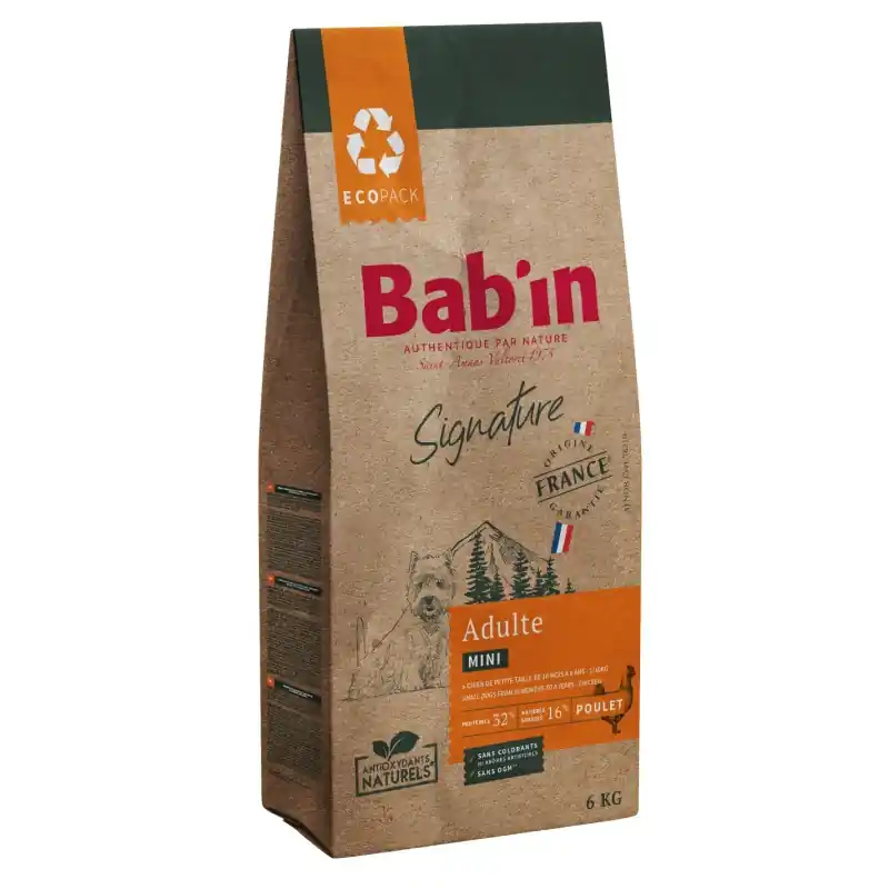 Dernier Modèle CROQUETTES SIGNATURE MINI ADULTE 6KG – BAB‘IN