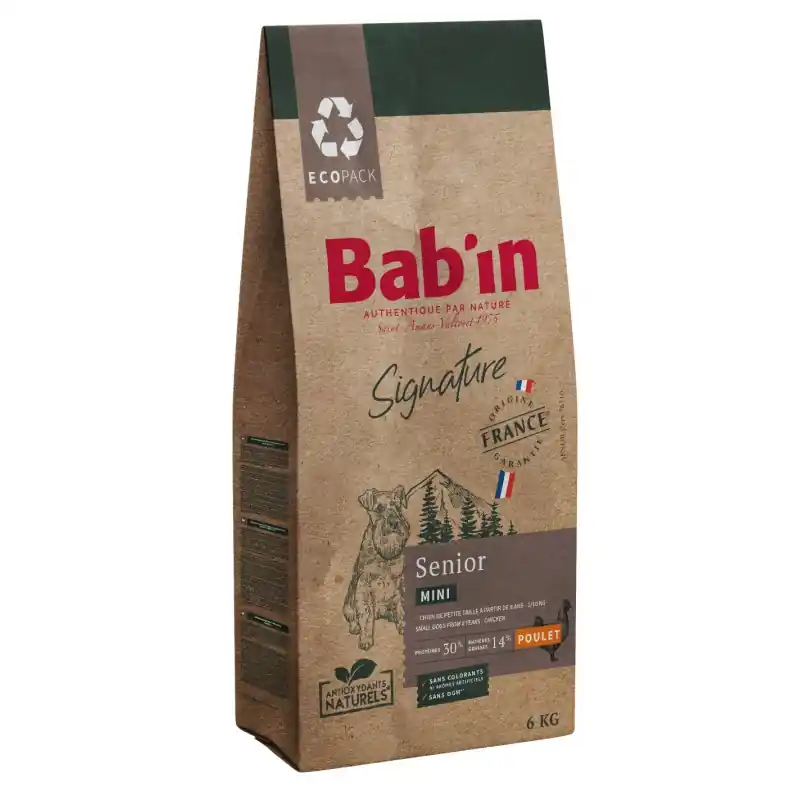 CROQUETTES SIGNATURE MINI SENIOR 6KG – BAB‘IN Offre Du Jour
