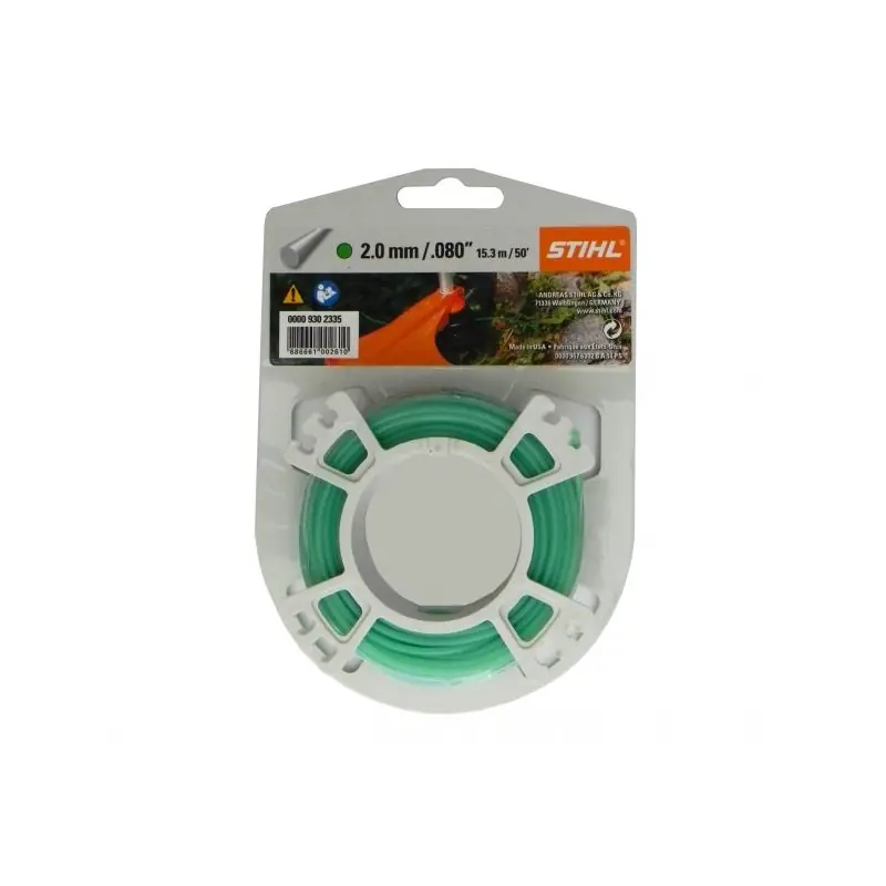 FIL NYLON ROND 2.0MM X 14M VERT – STIHL Prix Promo