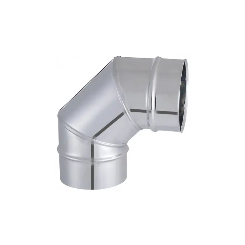 COUDE SECTEUR 90° INOX Ø125MM – JONCOUX Vente Directe