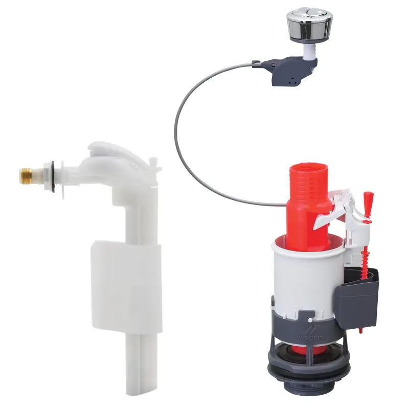 Bon Plan MECANISME DOUBLE CHASSE A CABLE + ROBINET FLOTTEUR SERVO-VALVE LATERAL – WIRQUIN
