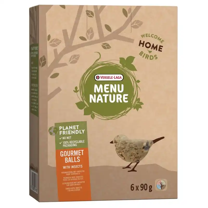 Populaire BOULE DE GRAISSE GOURMET AUX INSECTES X6 90G – VERSELE-LAGA